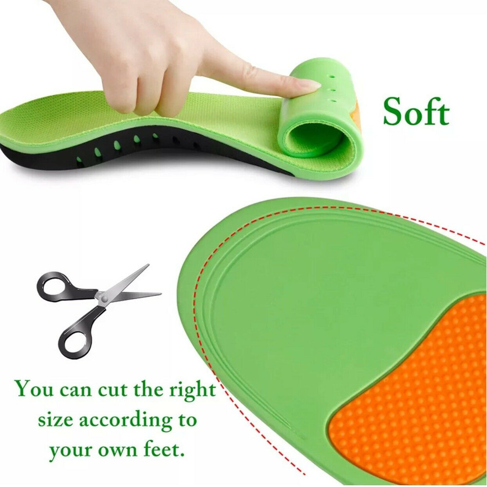 Orthotic Shoe Insoles Inserts Flat Feet High Arch Support For Plantar Fasciitis
