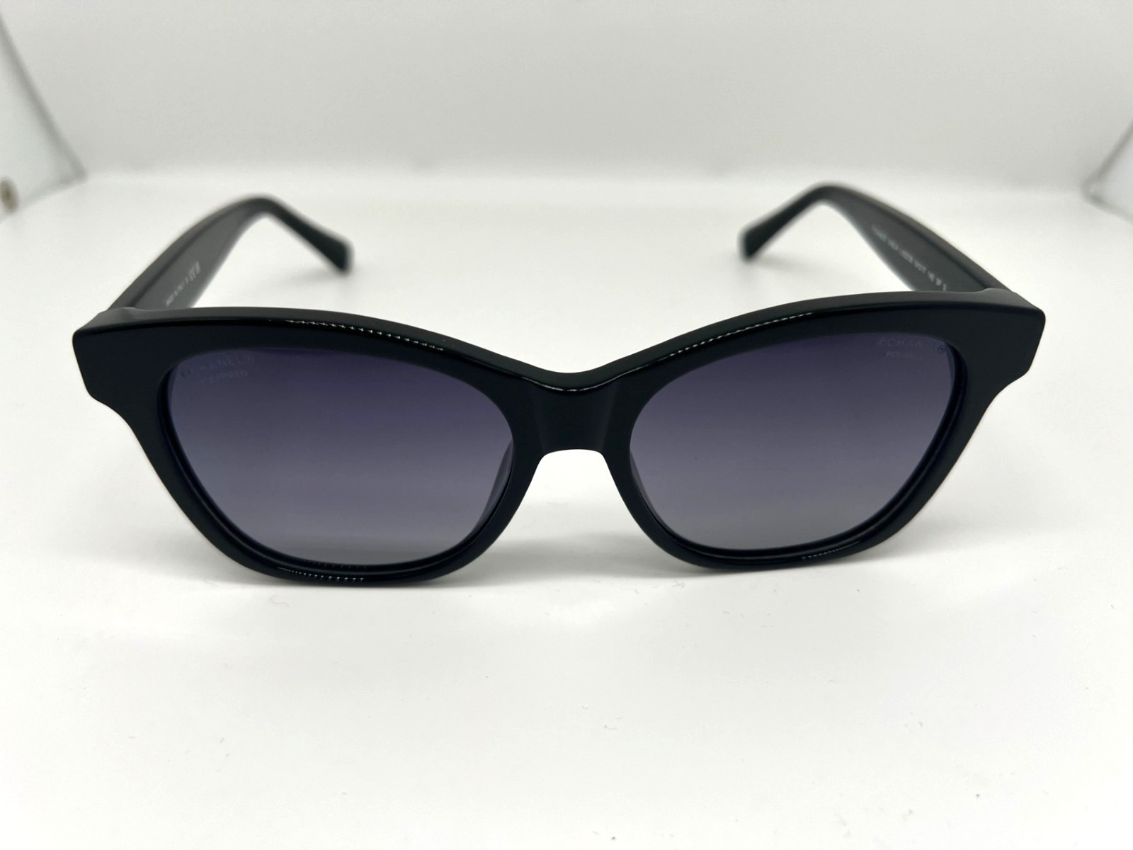 New CHANEL Sunglasses 5482 Women Frames Black Gold Pearl Authentic With Box