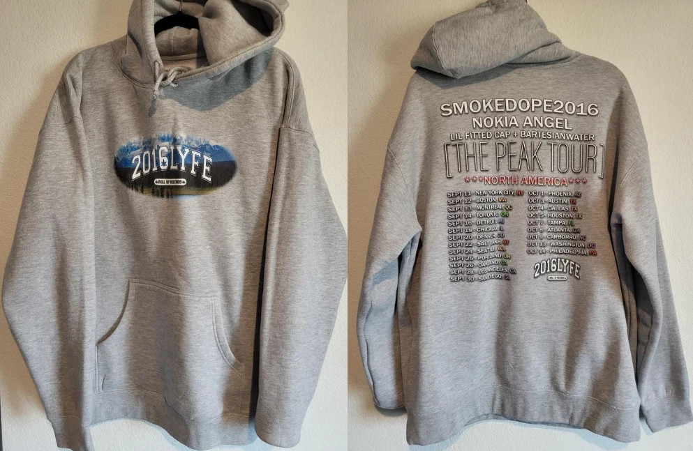 Smokedope2016 NA The Peak Tour Merch 2026 Hoodie Size S-5XL