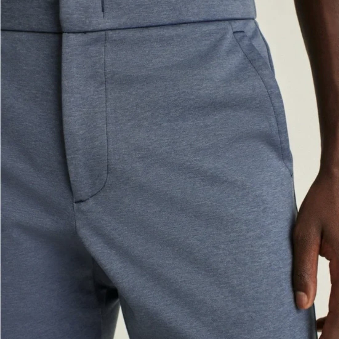 Bonobos Men’s The All-Week Flex Pants Large Heather Steel Blue Work Weekend