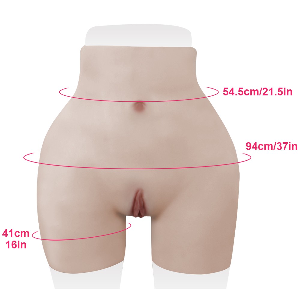 Silicone Panty Plump Hips Underwear Fake Vagina Pant Plump Buttocks Crossdresser