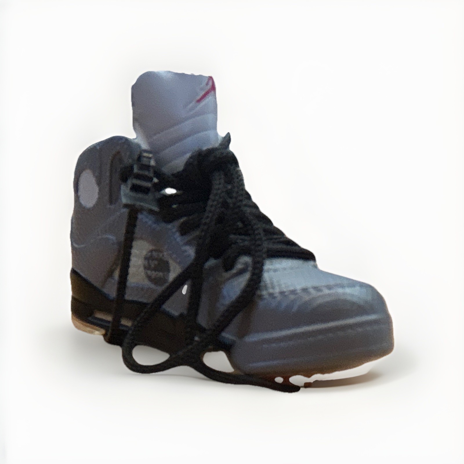 Off White Jordan 5 Mini, Plastic with Logo Accent NO BOX