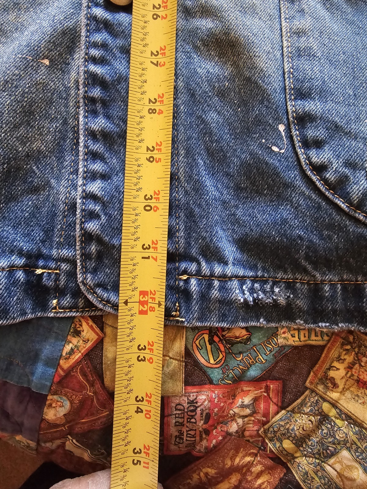 🚨🔥FOUND SANDWASH BLUE KAVIR PAINTER DENIM JACKET MEN SIZE XL RETAIL $168.00