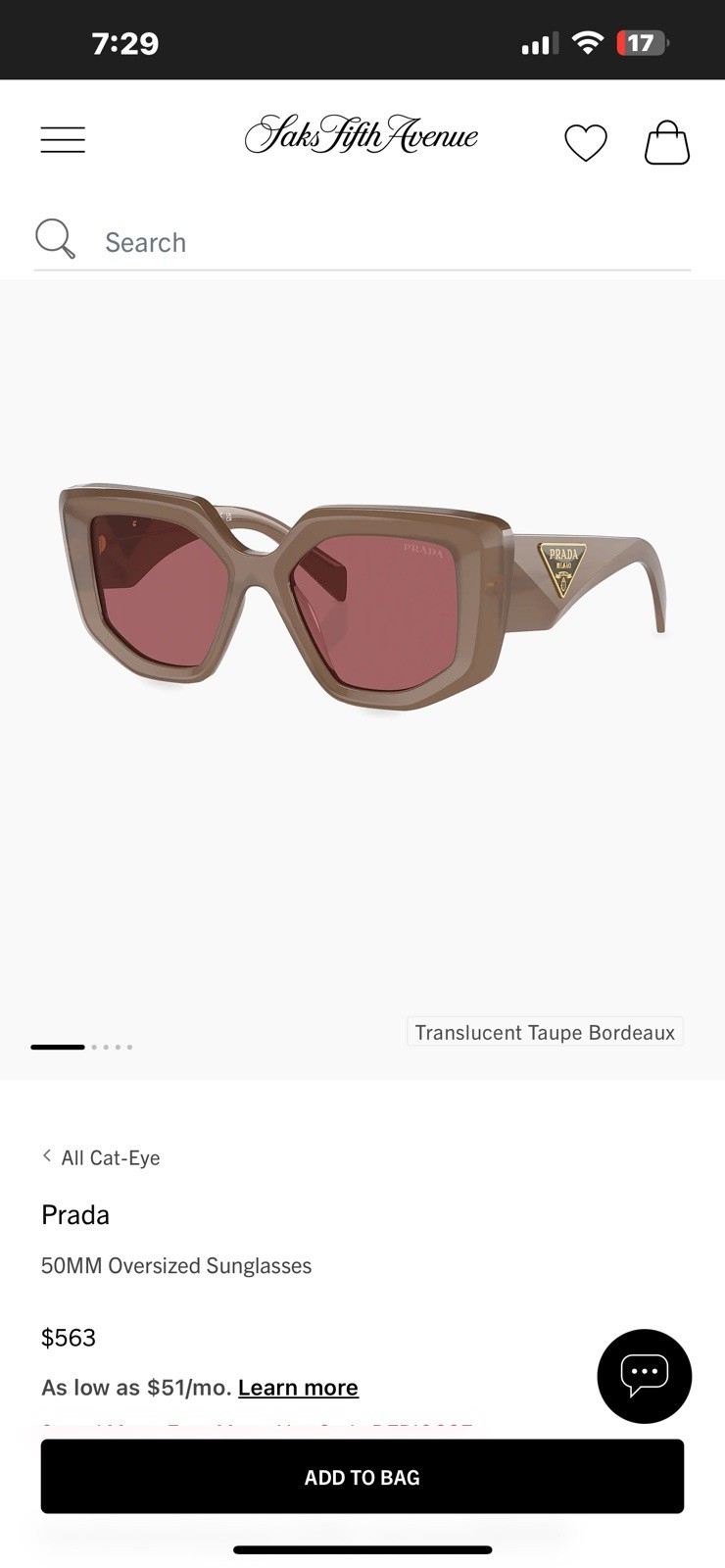 Prada SPR14Z