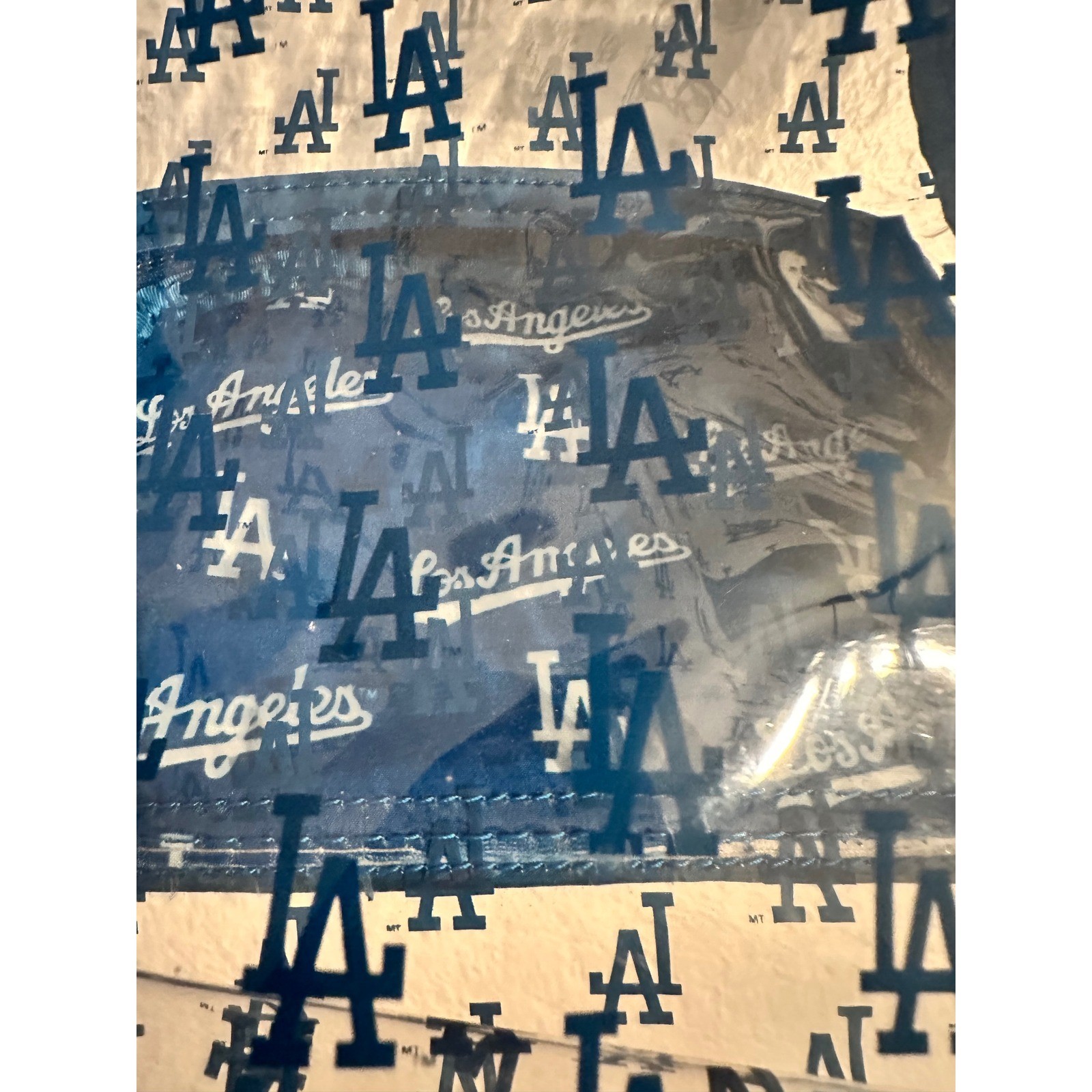 Retired Loungefly MLB Los Angeles Dodgers Clear Mini Backpack LA Dodger Bag