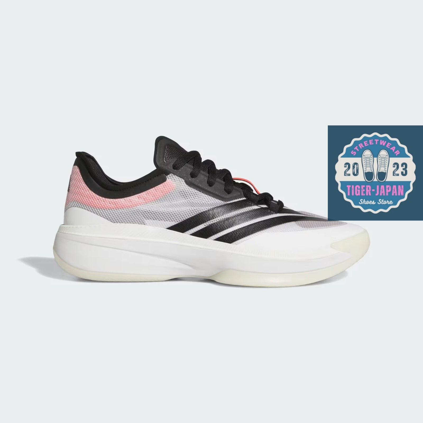 adidas Adizero Select 3.0 JR2511 Cloud White Core Black Red Men Basketball Shoes