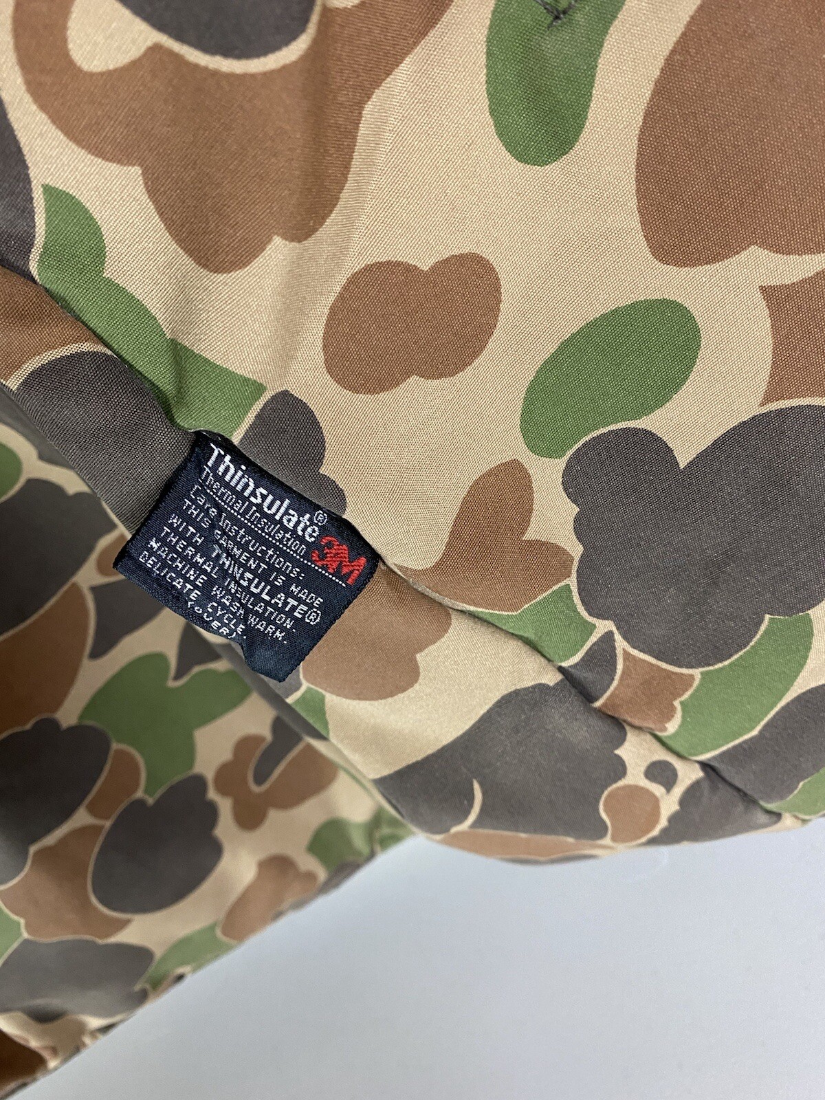 BIRCH CREEK OUTFITTERS VINTAGE DUCK CAMO PARKA JACKET Sz M