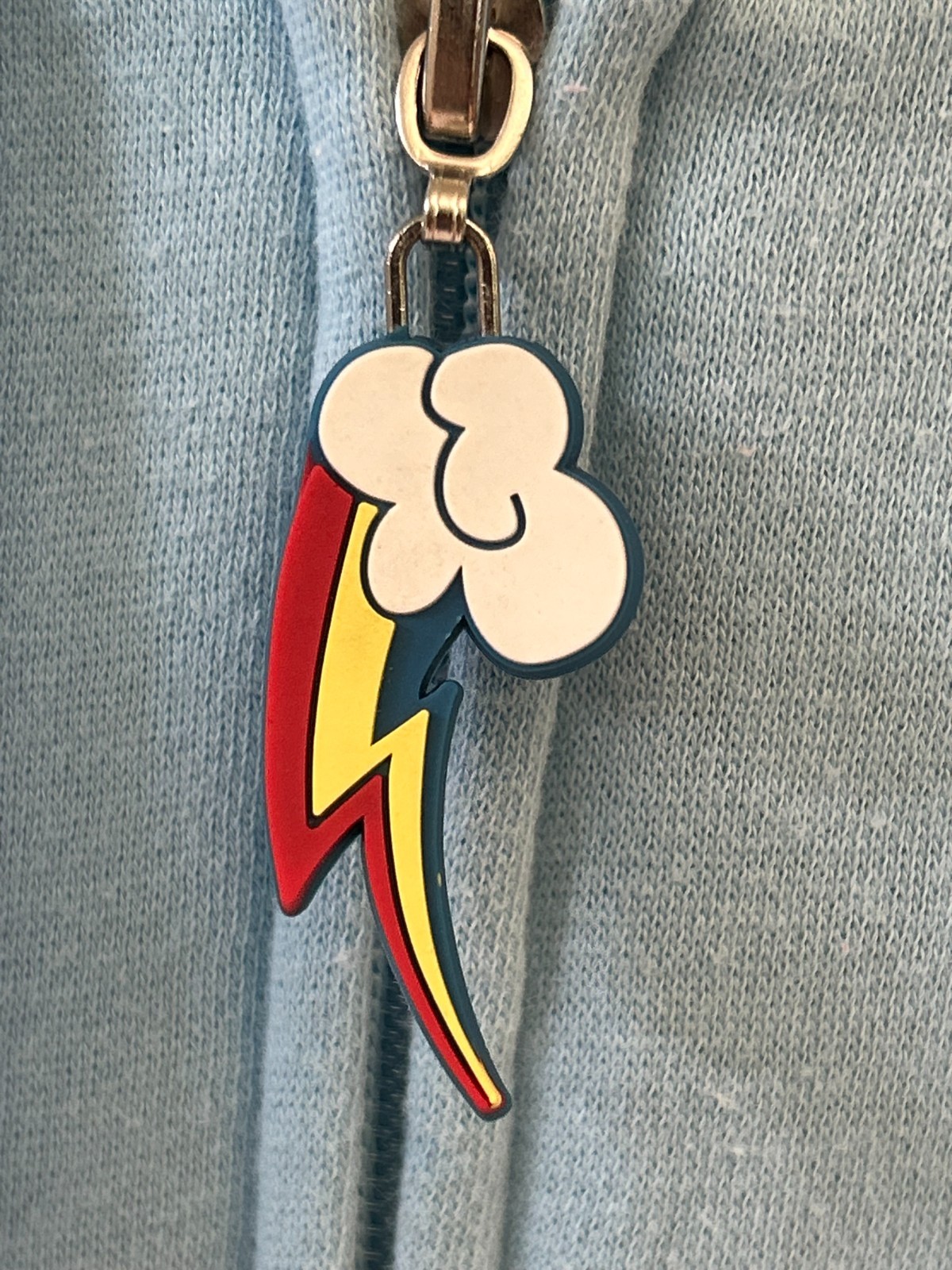 2012 WeLoveFine My Little Pony Rainbow Dash Hoodie MLP Size Small Unisex Brony
