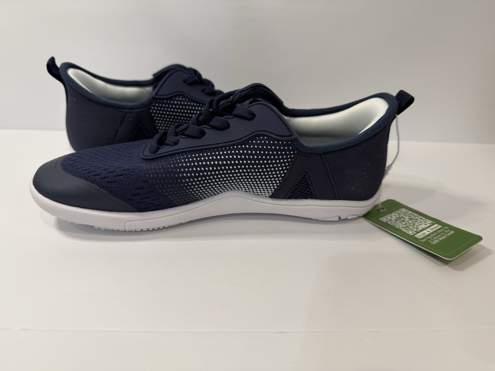 Hike Footwear HF Stride Ergonomic Barefoot Shoe Unisex Sz M 4 W 6 EU36 Navy Blue