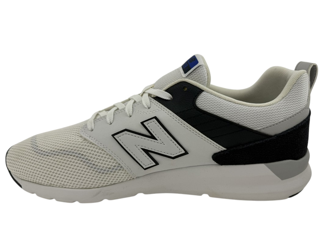 New Balance NEW Lifestyle White Black Blue Classic Retro Mens 13 Shoes Sneakers
