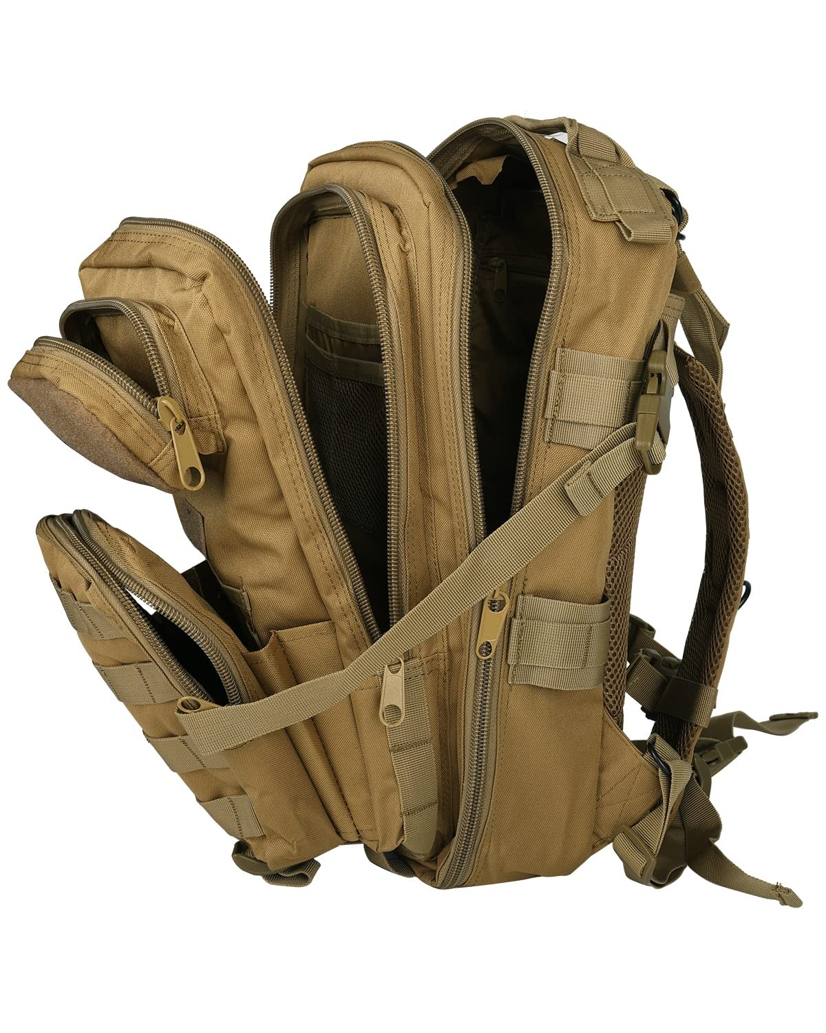 for Mens Tactical Backpack Military Backpacks 27L Small Army Survival Backpac…