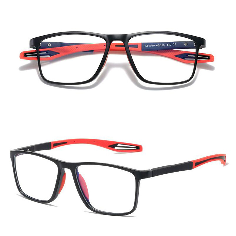 Blue Light Blocking Photochromic Reading Glasses Men Square Outdoor Sunglasses