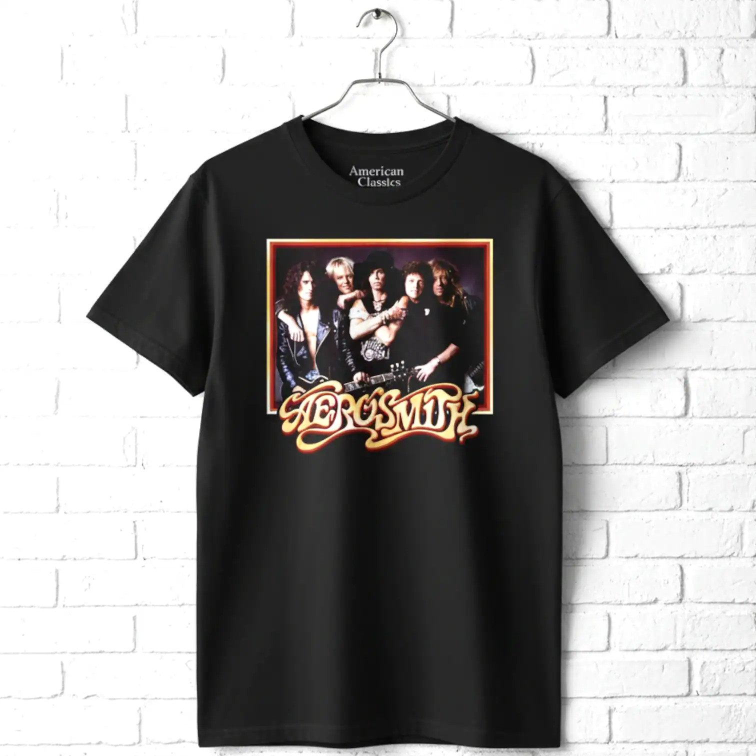 Aerosmith Framed Portrait Men’s T Shirt