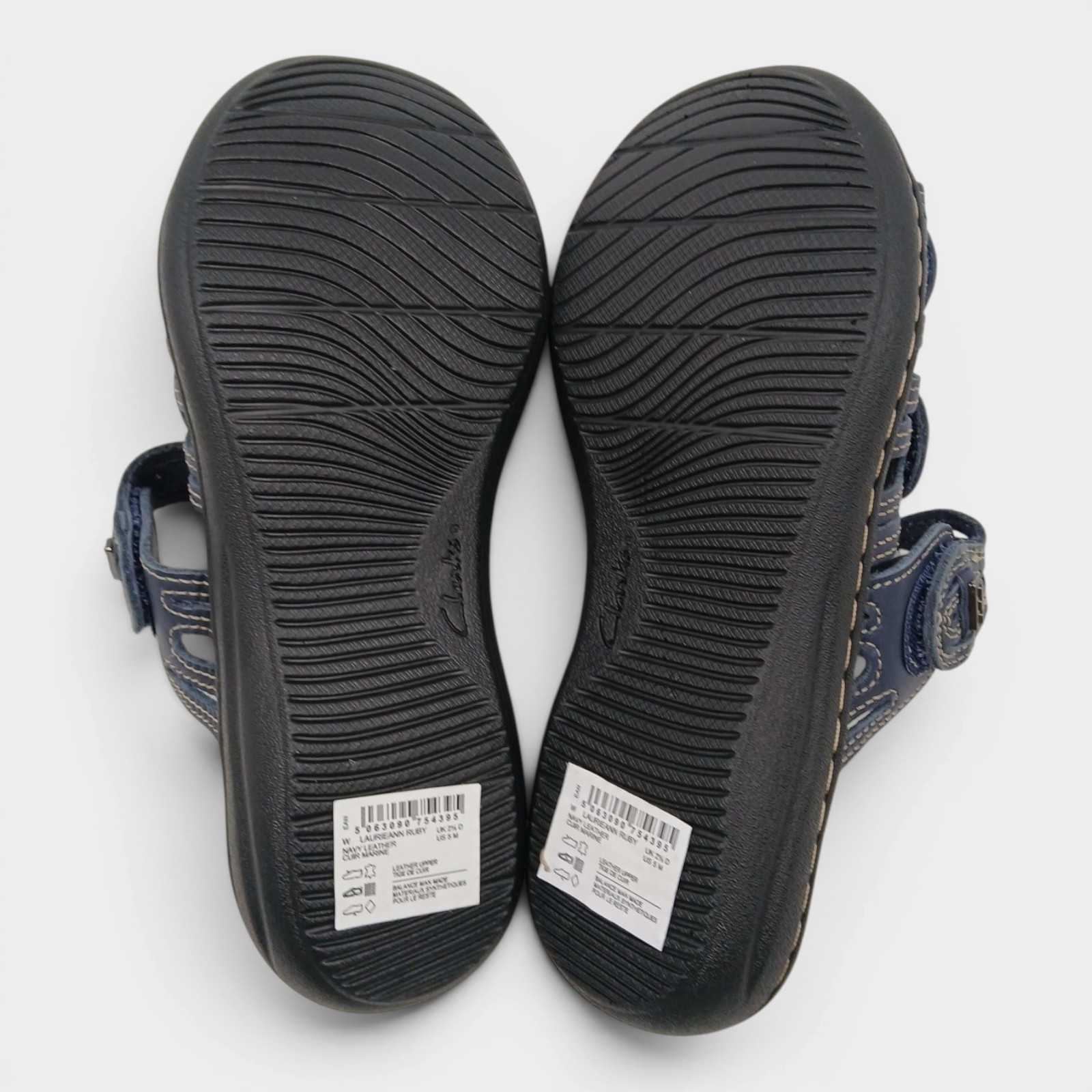 Clarks Women’s Laurieann Ruby Leather Sandals Size 5M