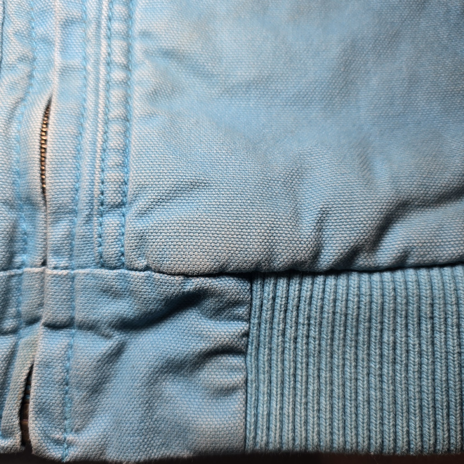 Carhartt Kids S 7/8 Sherpa Lined Sierra Jacket Blue Jul 2020 CP9564 Distressed