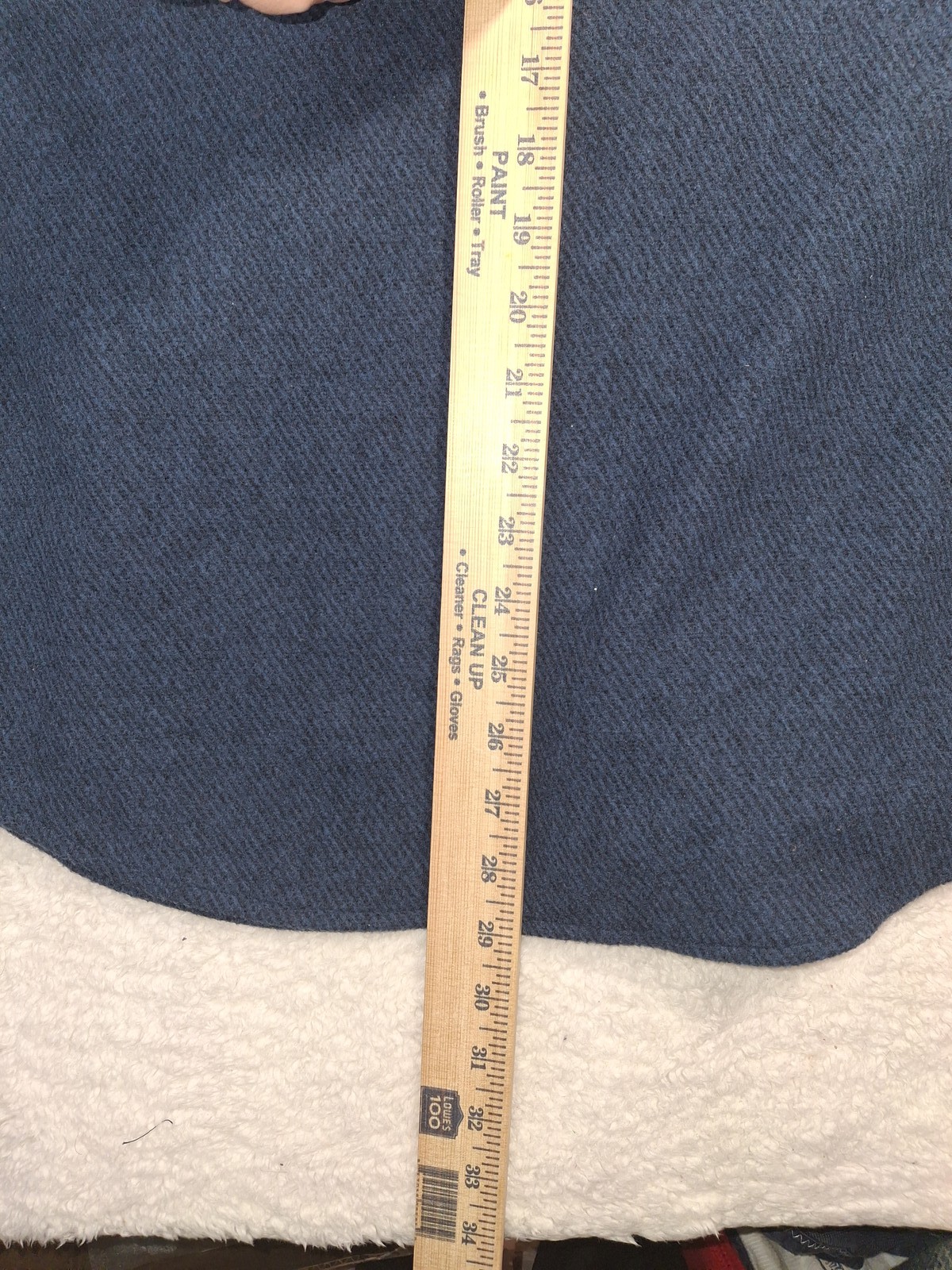 L.L.Bean Men’s Small Regular Blue Button Front Shirt Jacket Elbow Patches
