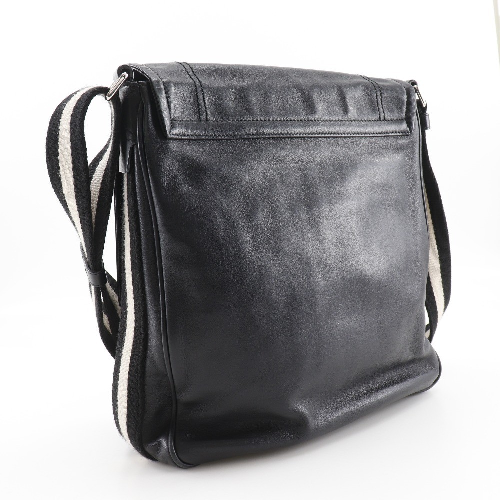 BALLY Trainspotting Shoulder Bag black Calfskin mens