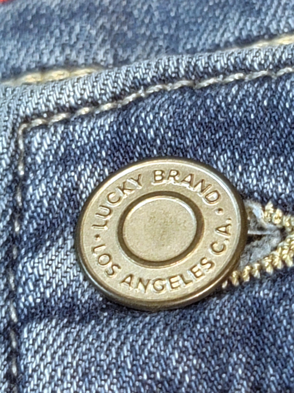 Lucky Brand Mens 223 Straight Stretch 34×29 Classic 5-Pocket Denim Jeans Lt Blue