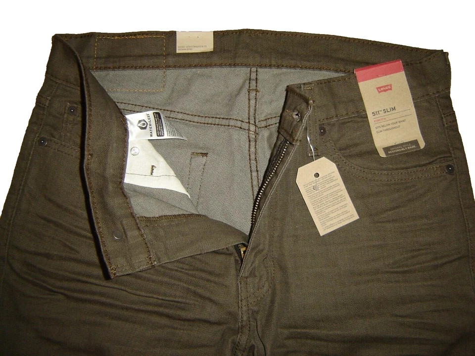 NWT Levi’s 511 jeans 33 x 32 Slim Fit Retail $80 Style # 04511-2273