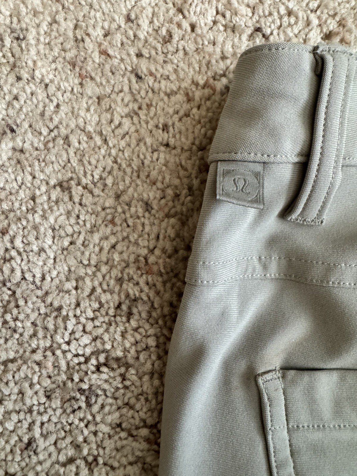 Lululemon ABC Pant Slim Warpstreme In Riverstone 32×28 men’s