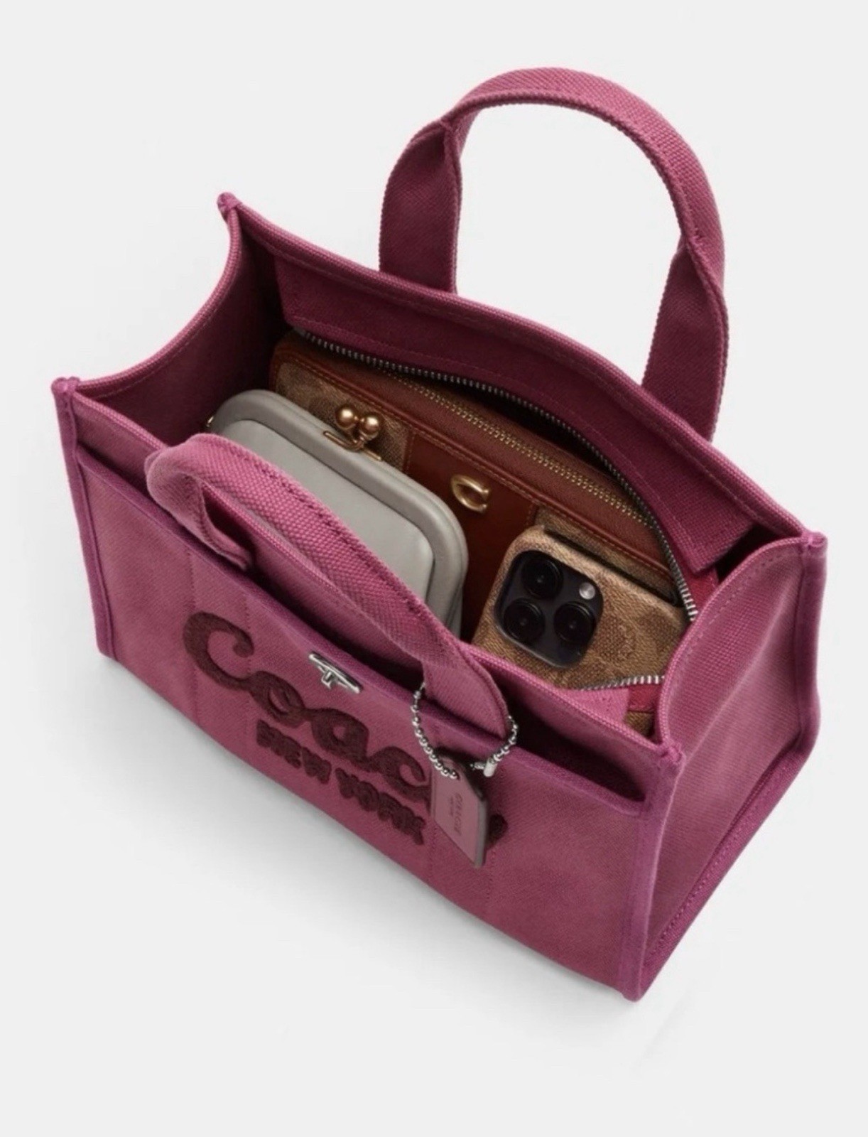 Coach Cargo 26 Logo Canvas Tote