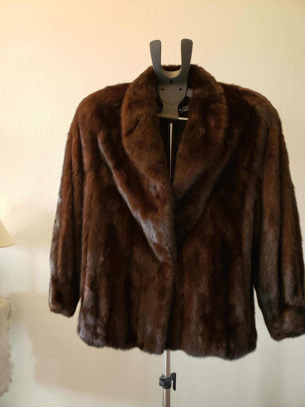Lady’s half length mink coat