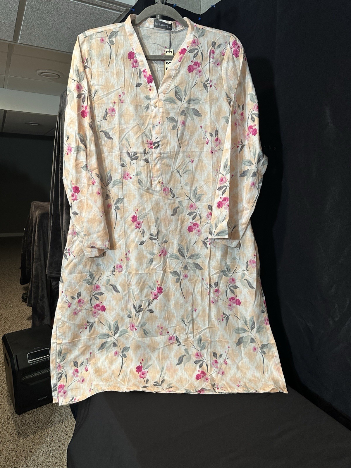 Zellbury Brand Lawn / Cotton Printed Shirt / Kurti – 1 Pc – 2 Medium Sizes -$18