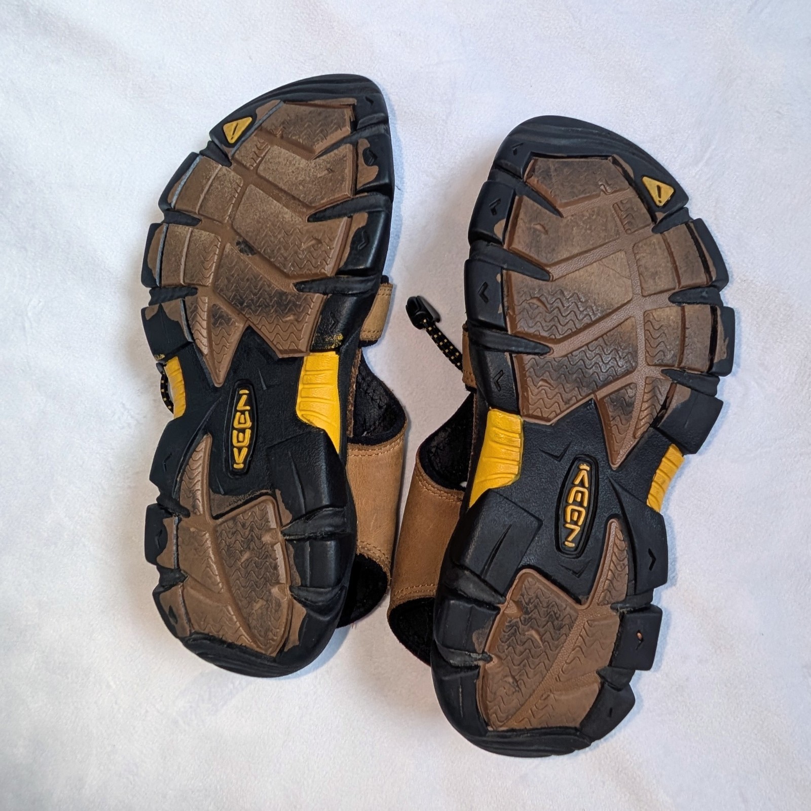 Keen Sarasota Waterproof Hiking Open Toe Sandals Brown Leather Womens 7