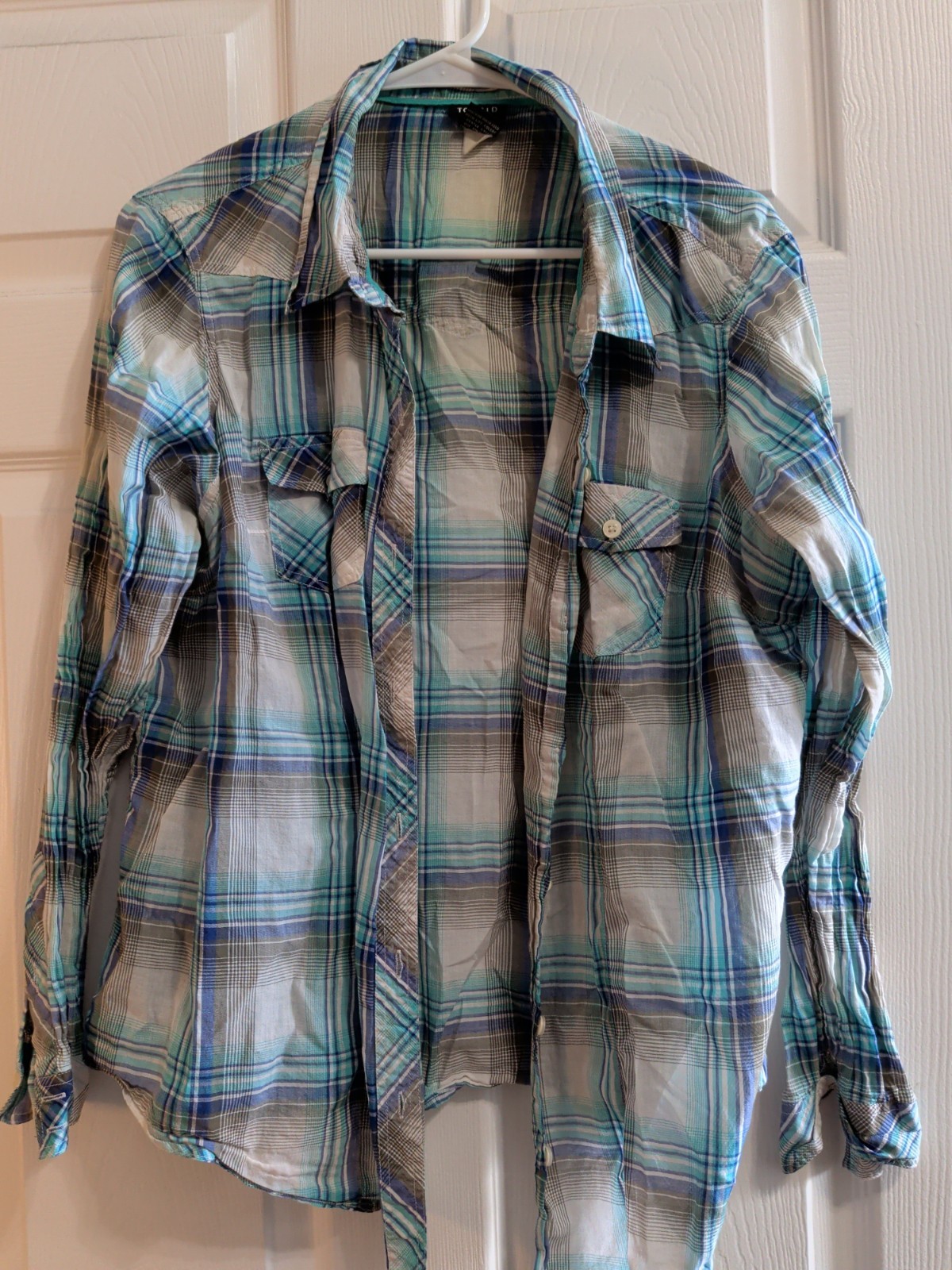 Torrid Women’s Flannel Pattern Button Up Shirt Size 1
