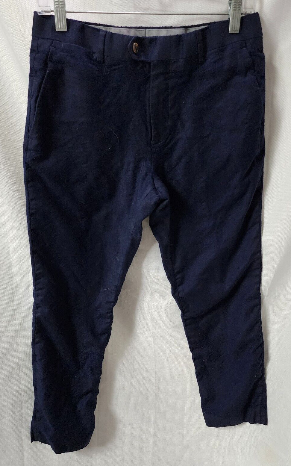**Pre-owned** Buttoned Down Men’s Tailored Fit Pants, Blue, 30W x 29L