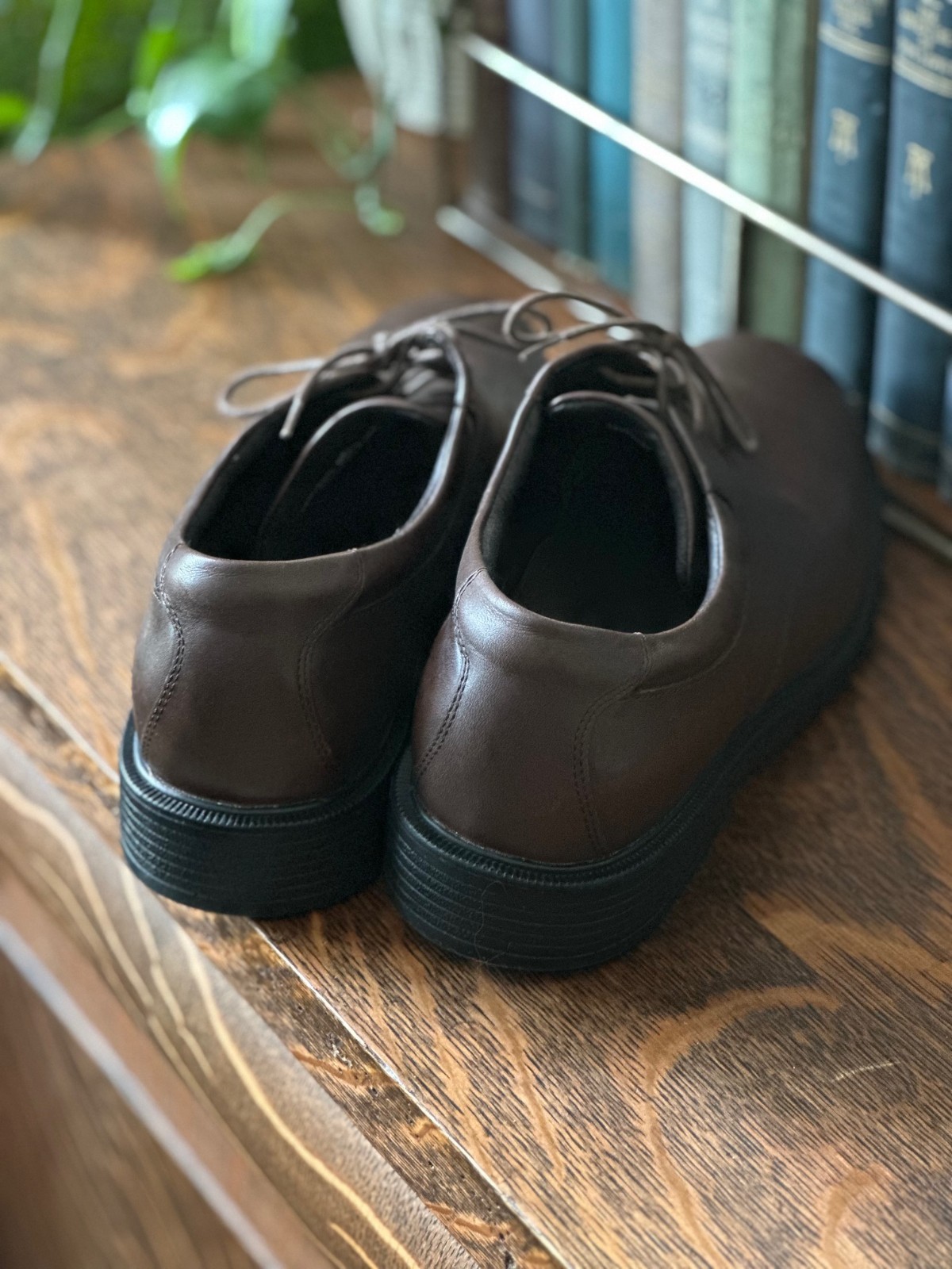 Rockport Men’s Margin Oxford Size 11.5 in Chocolate Brown, Excellent Condition