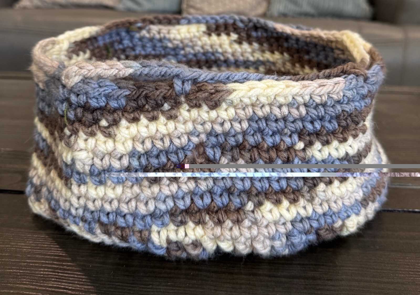 Hand-Crocheted Oversized Multi-Functional Boho Hat Mrket Tote Home Utility Cover
