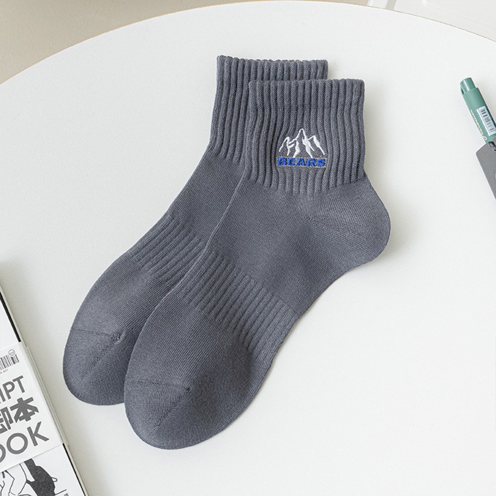 5 Pairs Men’s Mid-Tube Socks Comfortable & Breathable Mid-Tube Socks