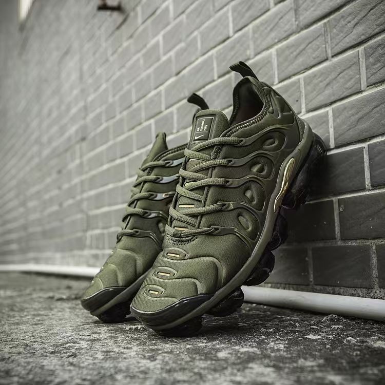 Nike Air VaporMax PlusTN Military Green Men’s Sneakers Brand New Free Shipping