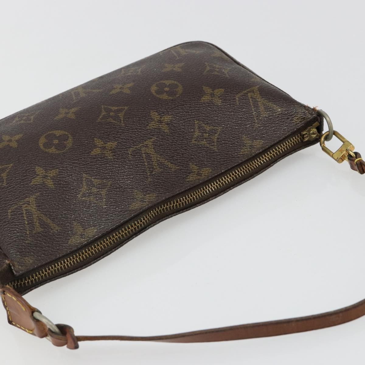 LOUIS VUITTON Monogram Pochette Accessoires Accessory Pouch M51980 Auth 185524