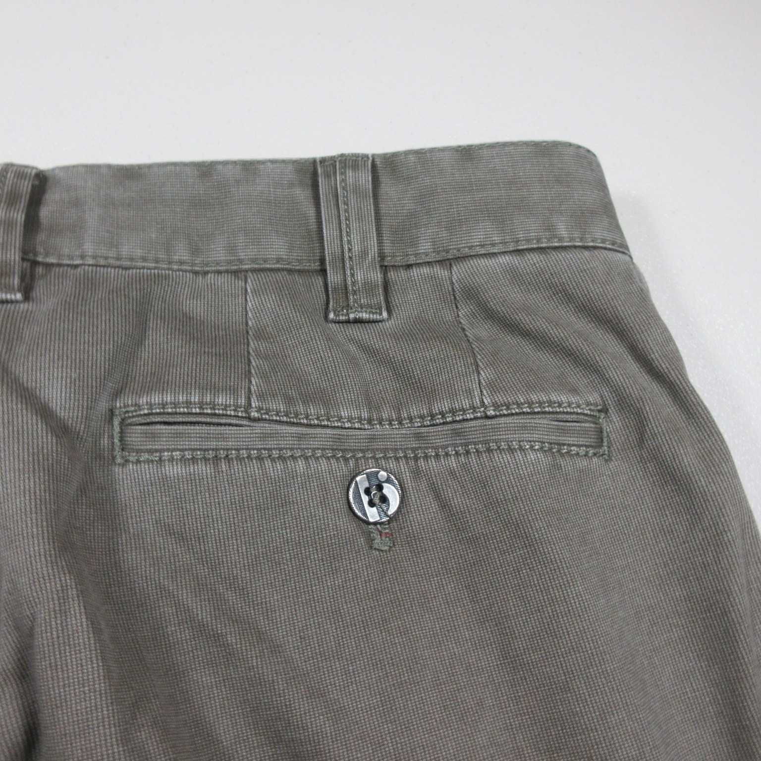 Hiltl mens light brown straight leg contemporary chino pants 32×34