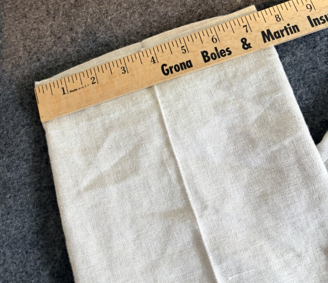 J.Crew Natural Beige Linen Blend Straight Leg Trousers Size 4T Coastal Preppy
