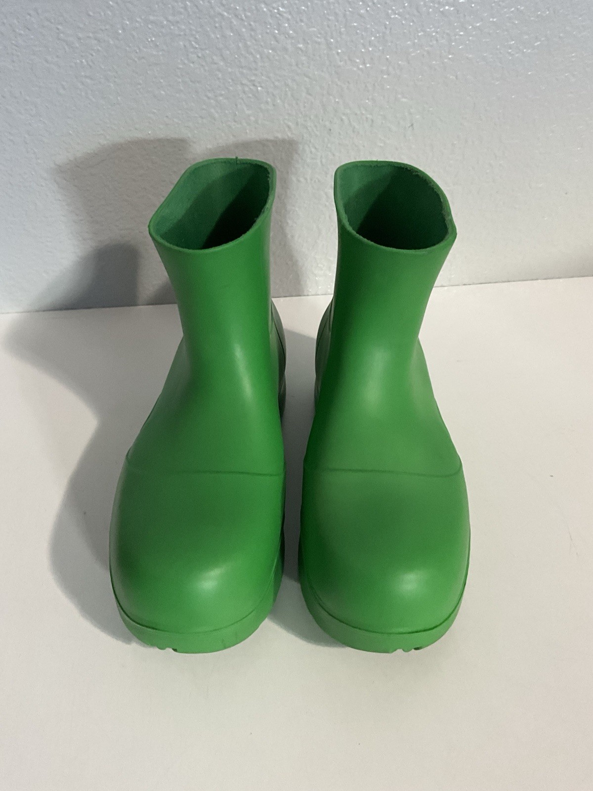 Bottega Veneta Puddle Boots Size 39 Green Rubber..