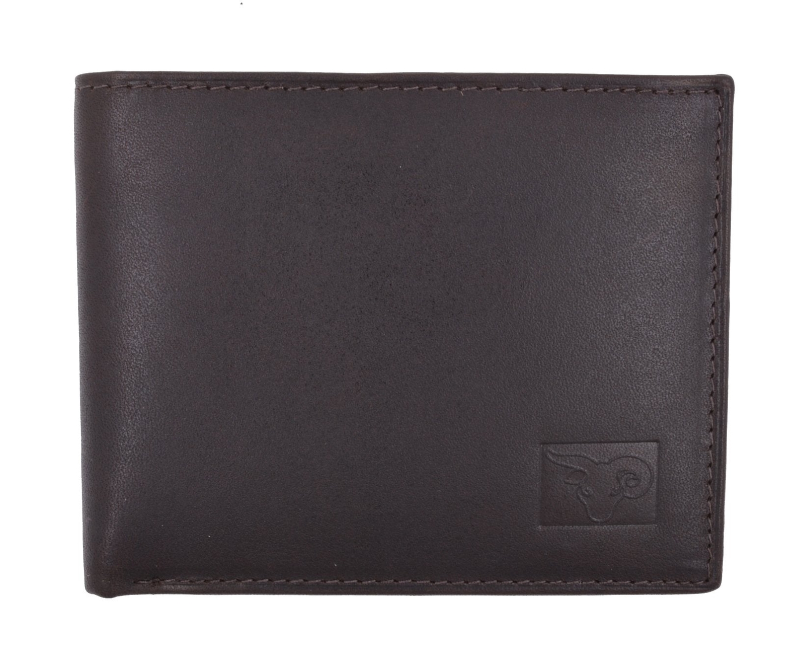 Cavelio High Quality Mens Genuine Leather Flap Up ID Card Holder Bifold Wallet