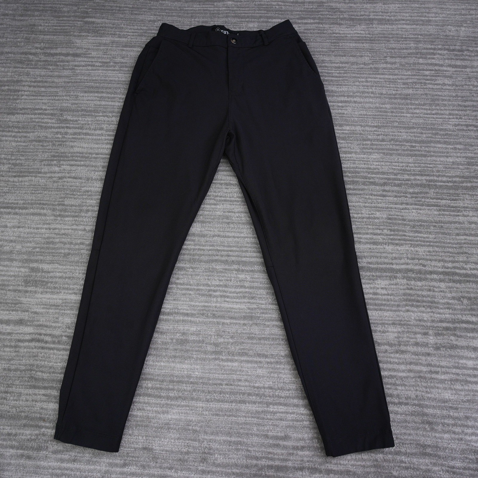 Cuts Clothing AO Jogger Pants Mens Medium Black Technical Tapered Chino Joggers