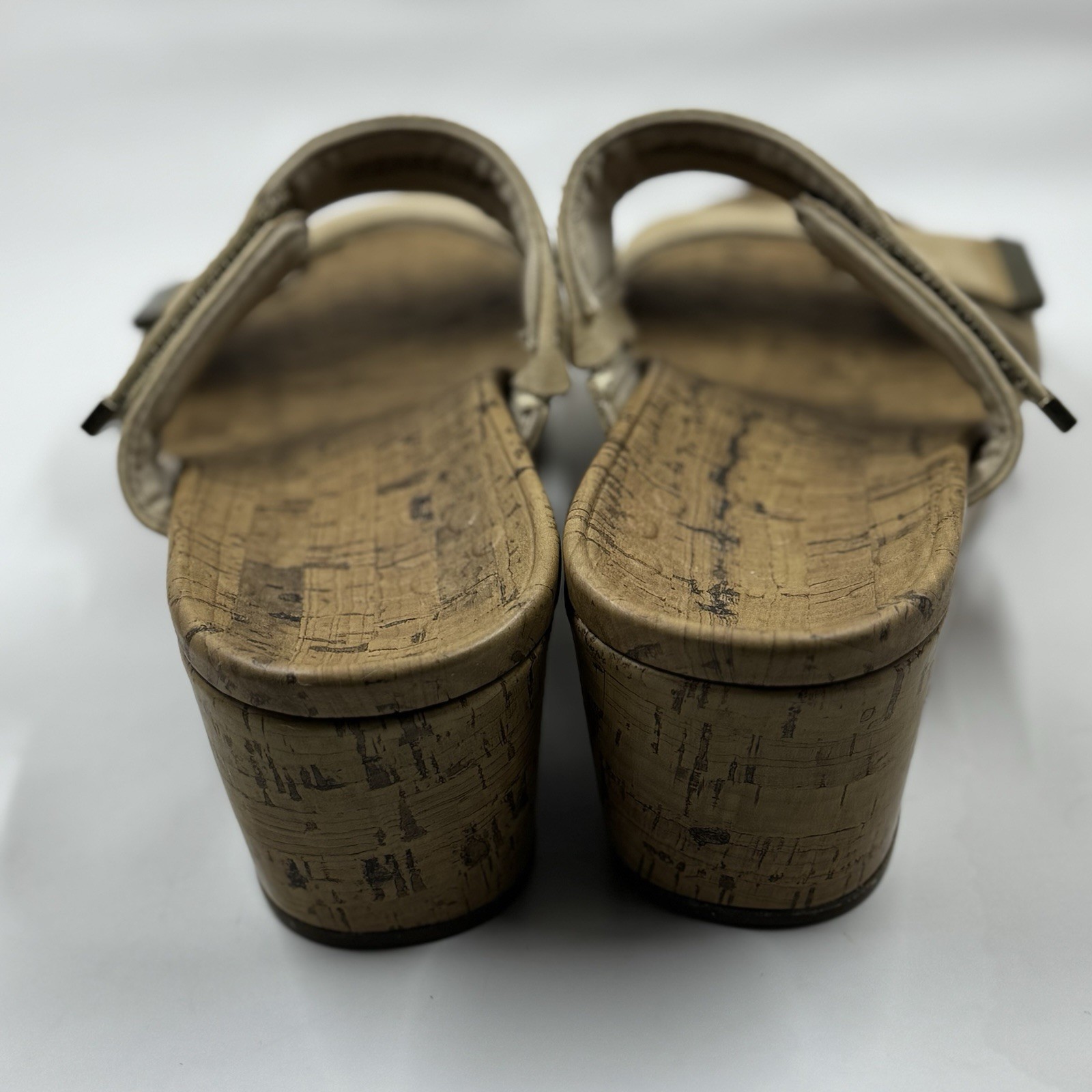 Vionic Womens Pepper Wedge Sandals Comfort Cork Footbed – US 8/EU 39 Tan