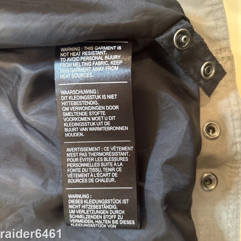 Harley-Davidson Men’s Jacket Khaki Green Cotton Full Zip XL H-DMC 971531-10VM