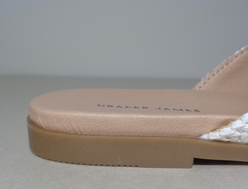 Draper Size 7 M / ALEX / White / Raffia Woven Sandals / New Women’s Shoes