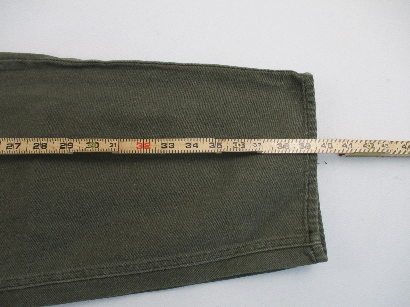 Empyre Baggy Jeans Men’s Size 32 Green Relaxed Fit Denim Y2K 32×30