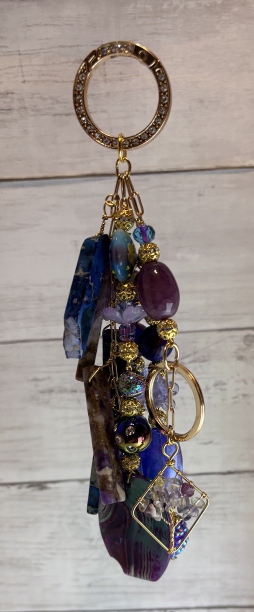Purse Charm✨Bag Charm✨Bag Swag✨Handmade Bling Keychain✨Handbag Jewelry✨NWT