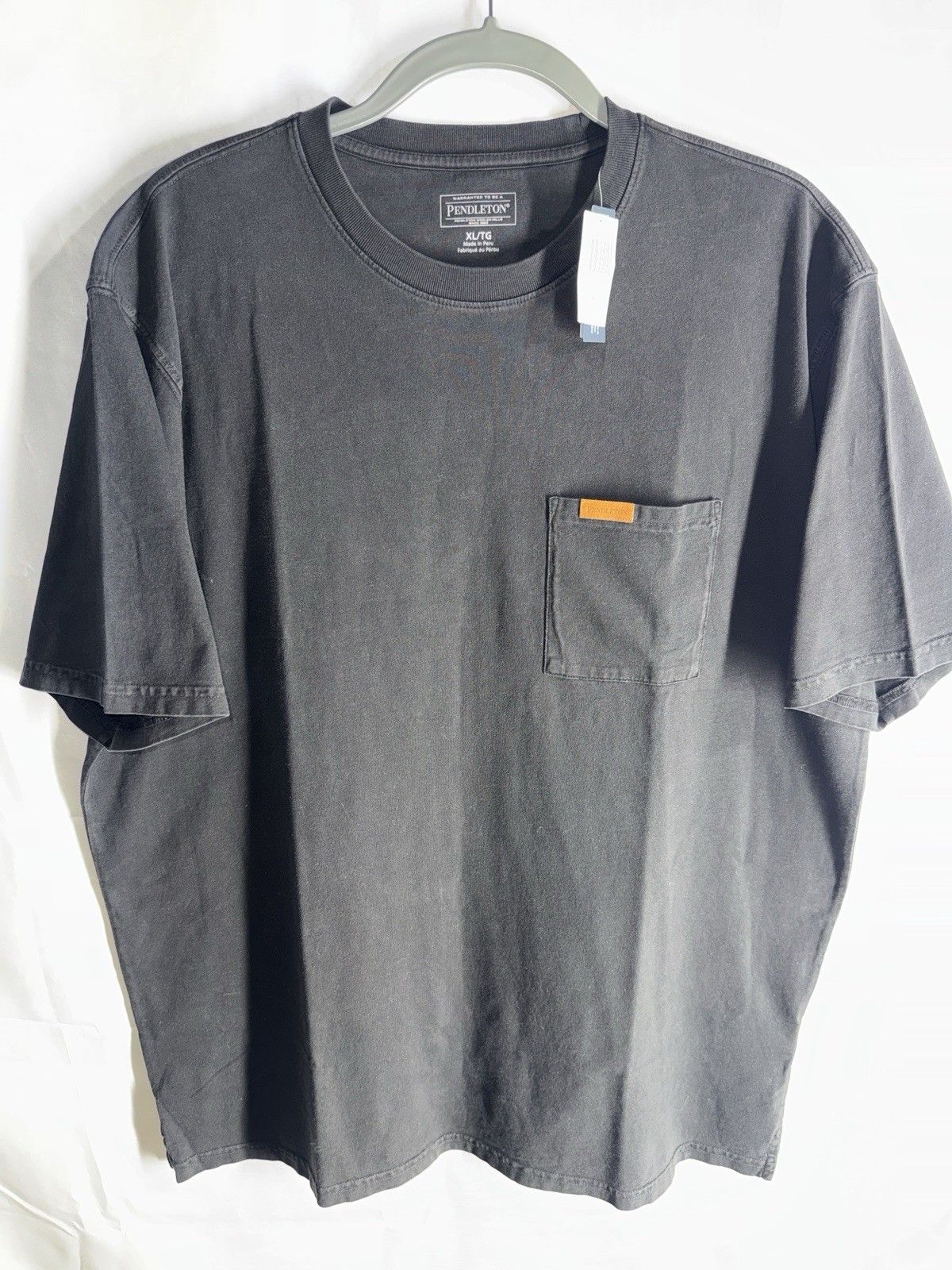 Pendleton NWT Men’s Black Short-Sleeve Deschutes Pocket T-Shirt – Size XL