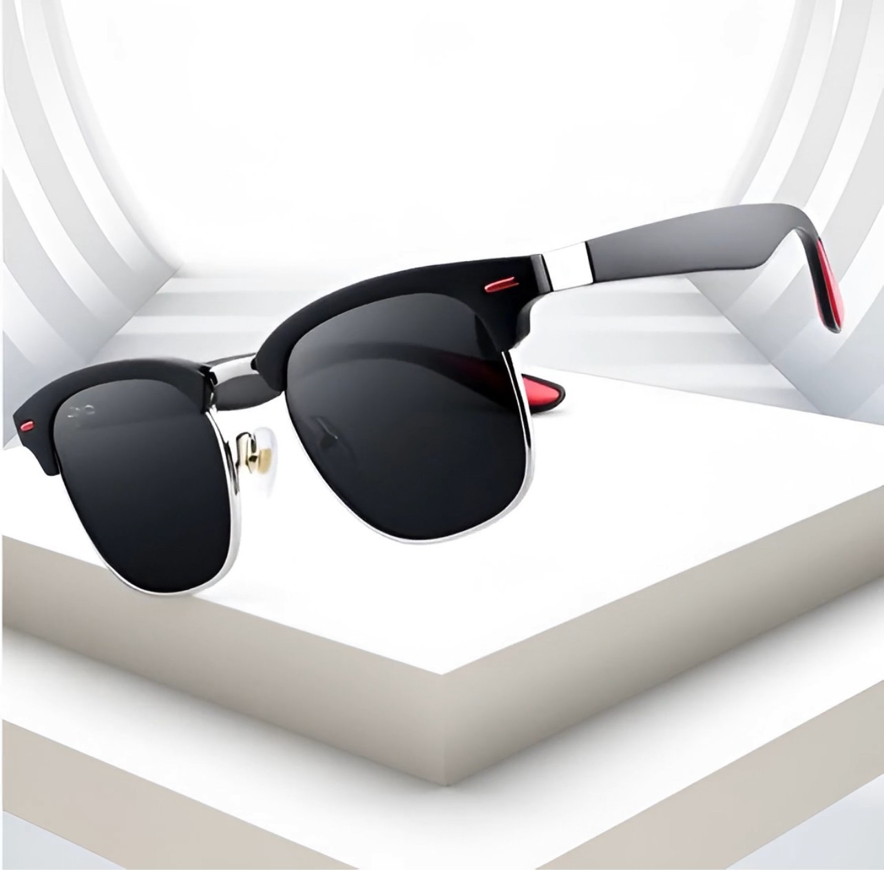 Men Sunglasses Hip Hop Street Wear Outdoor Cholo Dark Black Lens Rapper Gangster