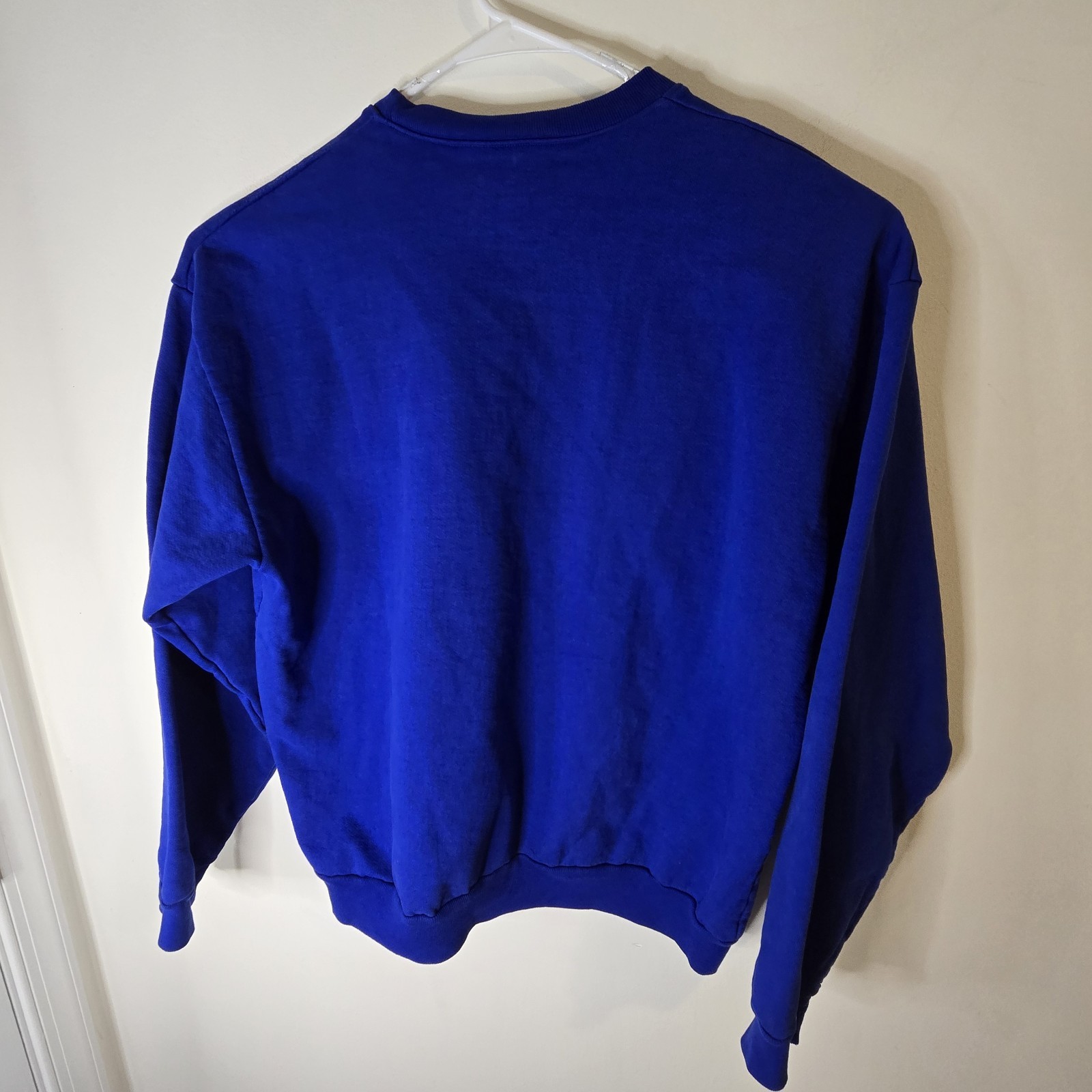 Los Angeles Apparel Blue Fleece 10oz Blank Crewneck Sweatshirt USA Made Mens XL