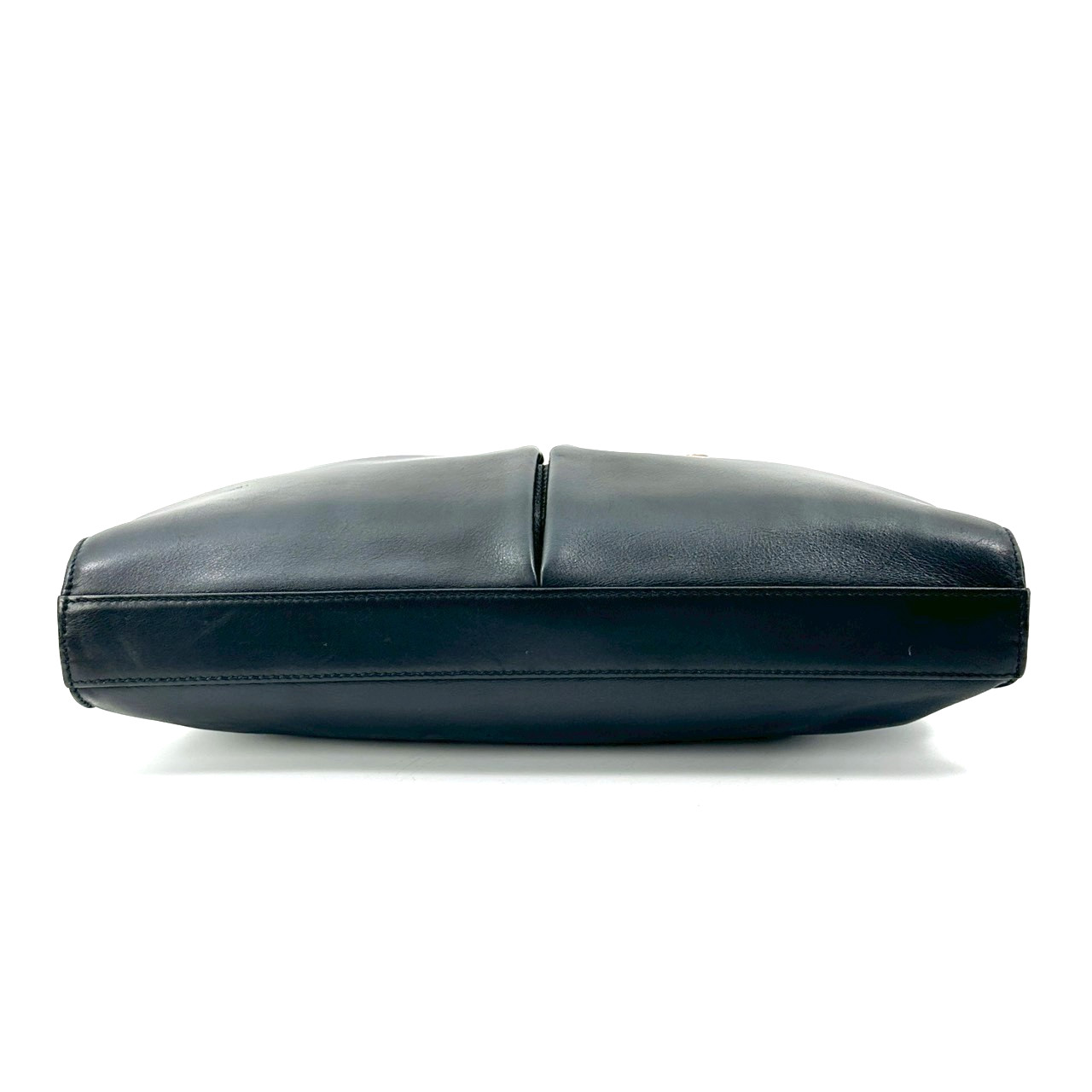 Vintage Gucci Bamboo Tote Bag Shoulder Bag Black Leather Authentic