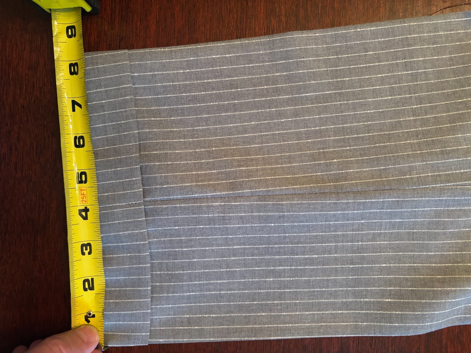 Canali 52L Gray Pinstripe Wool Suit 42L 36×34 Made Italy Bemberg Cupro